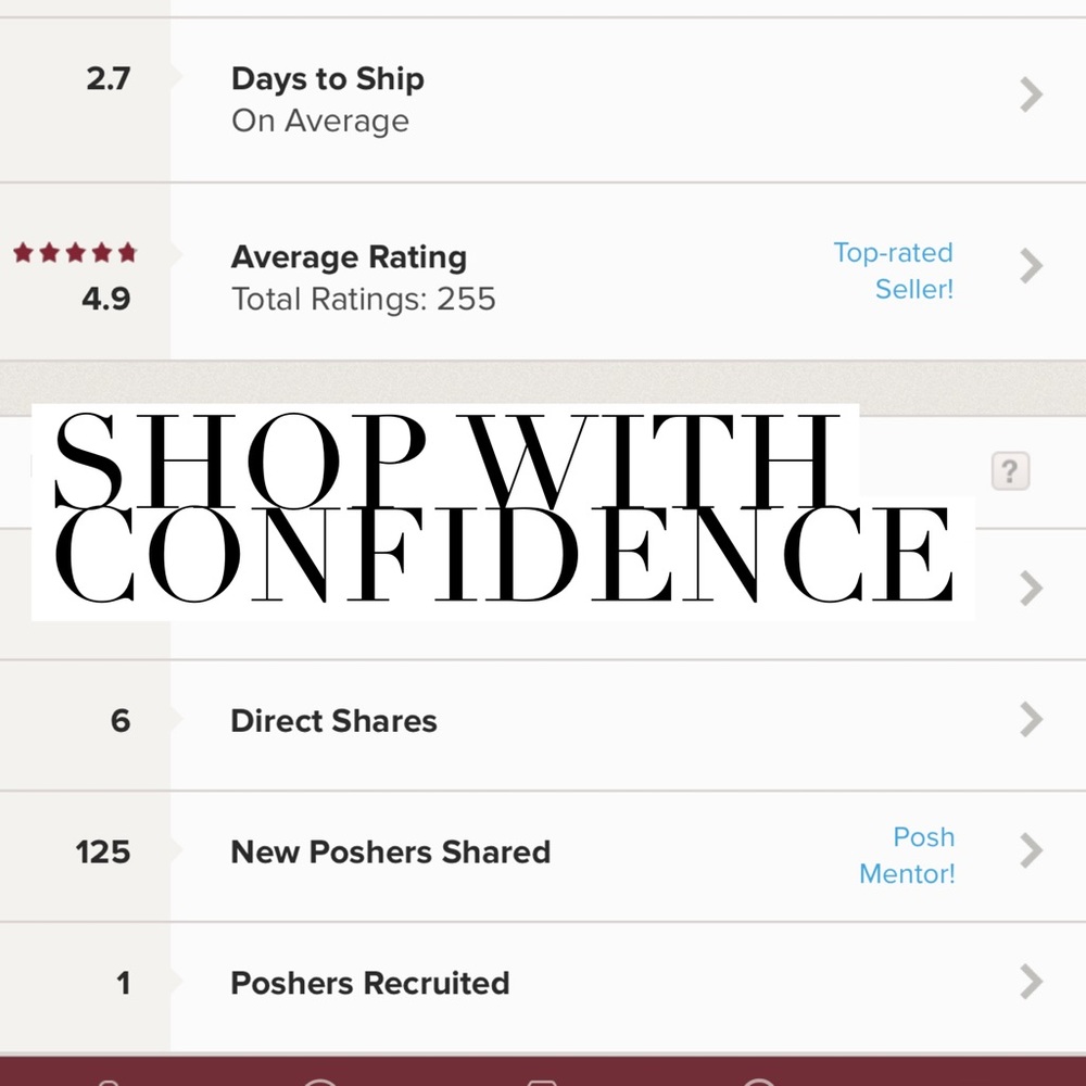 SHOP WITH CONFIDENCE